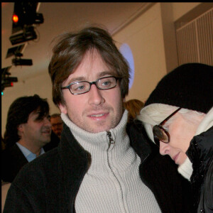 Thomas Dutronc et sa mère Françoise Hardy - Concert d'Henri Salvador au Palais des Congrès de Paris.