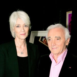 Françoise Hardy - Charles Aznavour participe à la grande soirée de finale de la Star Academy 6.