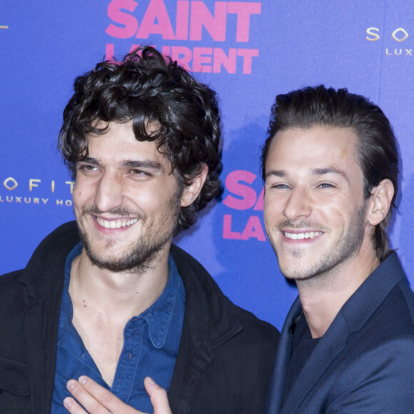 Louis Garrel et Gaspard Ulliel - Avant Première du film "Saint Laurent" au Centre Georges Pompidou" à Paris le 23 septembre 2014. 