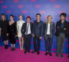 Gaspard Ulliel, Louis Garrel et toute l'équipe du film "Saint Laurent" à l'avant-première au Centre Georges Pompidou" à Paris le 23 septembre 2014. 