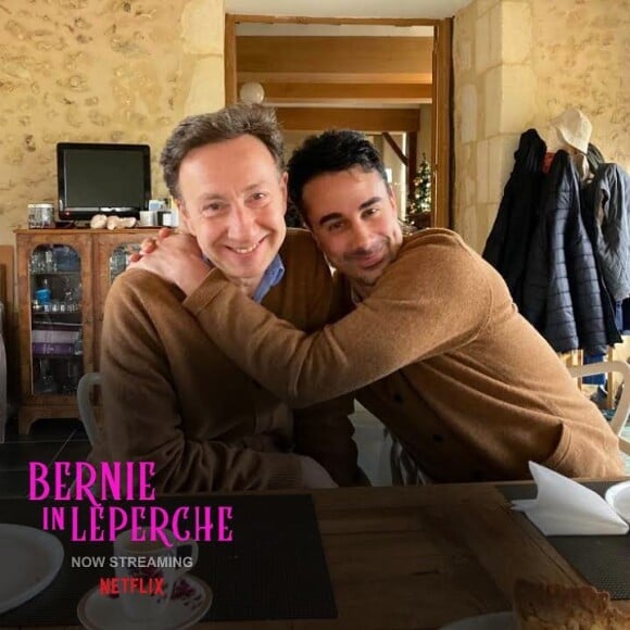 Stéphane Bern et son compagnon Yori Bailleres sur Instagram, 2021.
