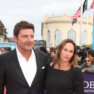 Vanessa Demouy et son mari Philippe Lellouche - Avant-première du film "Everest" lors du 41e Festival du film américain de Deauville, le 4 septembre 2015.