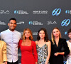 Samy Gharbi, Hector Langevin, Camille Genau, Terence Telle, Ingrid Chauvin, Julie Sassoust, Aurelie Pons ,Clement Remiens, Alexandre Brasseur et Catherine Marchal lors de la soirée d'ouverture du 60ème Festival de Télévision de Monte-Carlo au Grimaldi Forum à Monaco, le 18 juin 2021. © Bruno Bébert/Bestimage