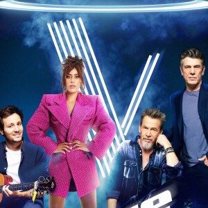 Vianney, Amel Bent, Florent Pagny, Marc Lavoine pour la saison 11 de The Voice diffusée en 2022 sur TF1.