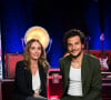 Claire Keim et Amir Haddad - Enregistrement de l'émission "300 Choeurs chantent Les plus beaux duos" à Paris. © Tiziano Da Silva / Bestimage