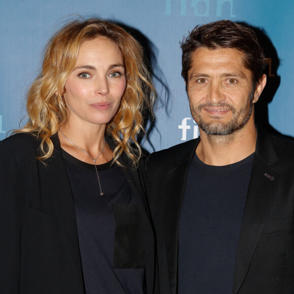 Exclusif - Bixente Lizarazu et sa compagne Claire Keim - Soirée annuelle de la FIDH (Fédération Internationale des ligues de Droits de l'Homme) à l'Hôtel de Ville à Paris, le 8 décembre 2014. 