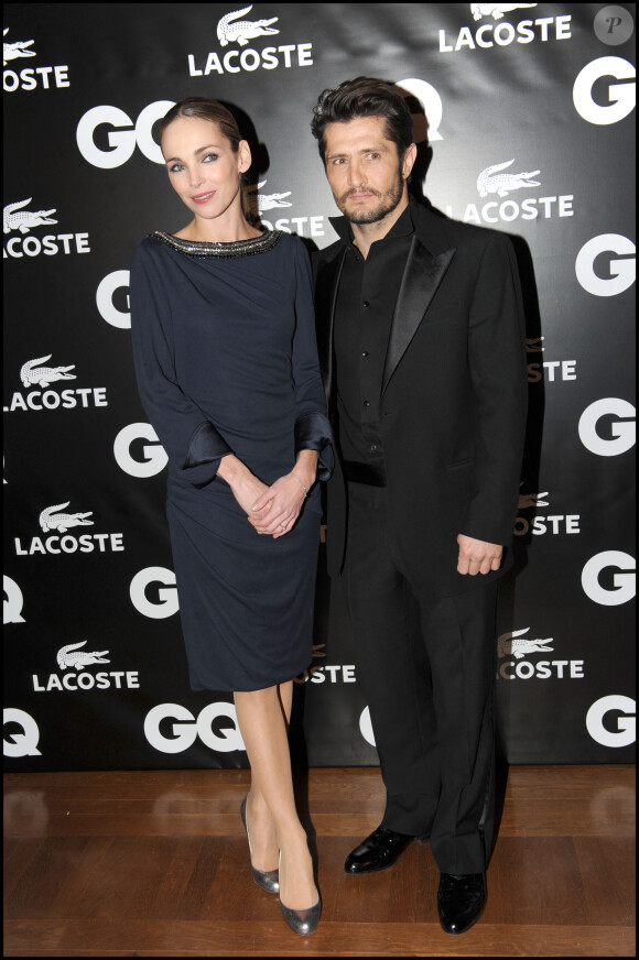 Claire Keim et Bixente Lizarazu - Bixente Lizarazu a été élu "Homme de l'année par le magazine "GQ" à l'hôtel Shangri La à Paris, en 2010.