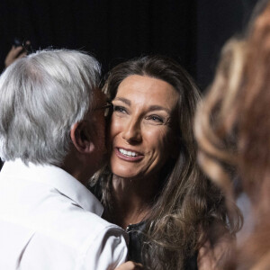 Exclusif- Anne-Claire Coudray et son père Jean Coudray - Backstage - Enregistrement de l'émission "La Chanson secrète 10" diffusée sur TF1 le 22 janvier 2022 © Jacovides-Moreau / Bestimage