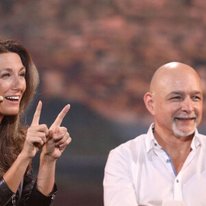 Exclusif - Anne-Claire Coudray, Yann Mevel - Surprises - Enregistrement de l'émission "La Chanson secrète 10" diffusée sur TF1 le 22 janvier 2022 © Jacovides-Moreau / Bestimage