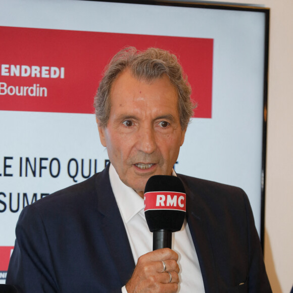Jean-Jacques Bourdin - Conférence de presse de rentrée 2019-2020 de RMC, RMC Sport et BFM TV à Altice Campus à Paris le 28 août 2019. © Christophe Clovis / Bestimage