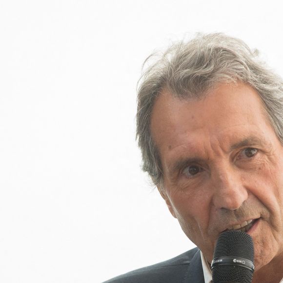 Jean-Jacques Bourdin - Conférence de presse de la rentrée de la station de radio RMC à la maison de l'Alsace sur les Champs-Elysées à Paris le 31 aout 2017. 