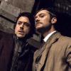 Robert Downey Jr. (Sherlock) et Jude Law (Watson) dans Sherlock Holmes de Guy Ritchie