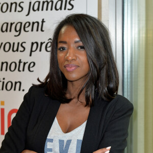 Hapsatou Sy lors de la remise des prix CréAdie à Paris. Le 11 avril 2019 © Veeren / Bestimage