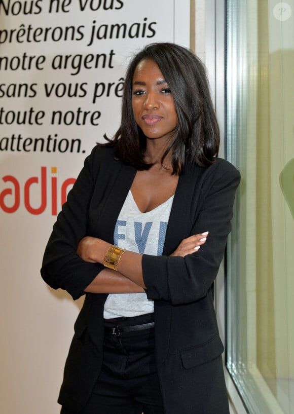 Hapsatou Sy lors de la remise des prix CréAdie à Paris. Le 11 avril 2019 © Veeren / Bestimage