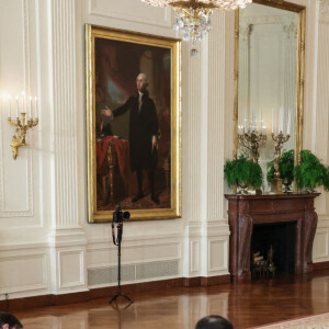 Le président des Etats-Unis Joe Biden en conférence de presse à la Maison Blanche à Washington DC, le 19 janvier 2022.