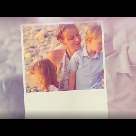 Photo de la princesse Charlene de Monaco, diffusée dans une vidéo pour son anniversaire, par sa fondation.