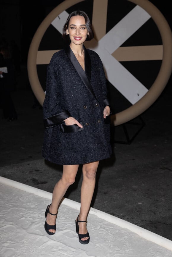 Rebecca Dayan assiste au 2ème défilé de mode Haute-Couture 2022 "Chanel" au Grand Palais Ephémère à Paris. Le 25 janvier 2022 © Olivier Borde / Bestimage