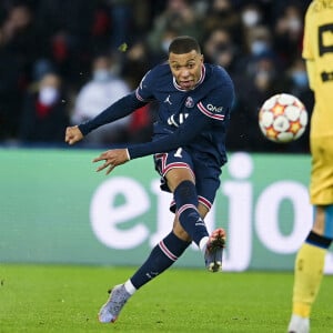 Kylian Mbappé (PSG) - Match de Ligue Des Champions "PSG - Bruges" (4-1) au Parc des Princes à Paris le 7 décembre 2021. © JB Autissier/Panoramic/Bestimage