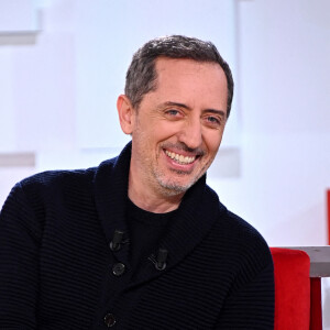 Exclusif - Gad Elmaleh - Enregistrement de l'émission "Vivement Dimanche prochain" présentée par M.Drucker et diffusée le 30 janvier 2022 sur France 2. Le 21 janvier 2022 © Guillaume Gaffiot / Bestimage