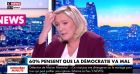Extrait de la matinale de CNews durant laquelle Laurence Ferrari interroge Marine Le Pen sur sa nièce Marion Maréchal, qui réfléchit à rejoindre le mouvement politique d'Eric Zemmour.