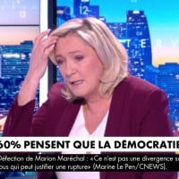 "C'est violent" : Marine Le Pen sous le choc après les propos de sa nièce Marion Maréchal