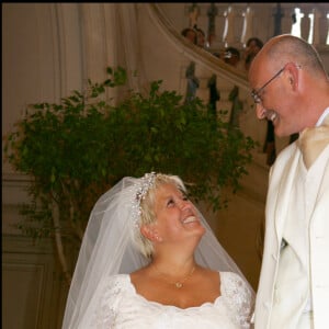 Mariage de Mimie Mathy et Benoist Gerard à Neuilly-sur-Seine.