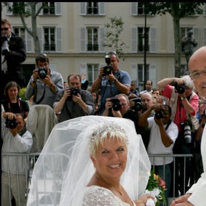 Mariage de Mimie Mathy et Benoist Gerard à Neuilly-sur-Seine.