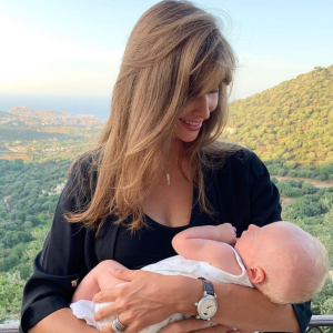 Ophélie avec son fils Joseph. Instagram.