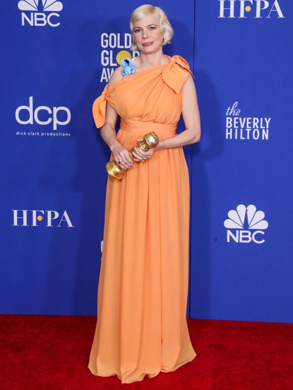 Michelle Williams - Press Room de la 77e cérémonie annuelle des Golden Globe Awards au Beverly Hilton Hotel à Los Angeles, le 5 janvier 2020.