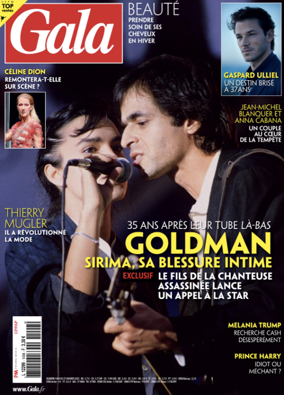 Magazine "Gala" en kiosques le 27 janvier 2022.