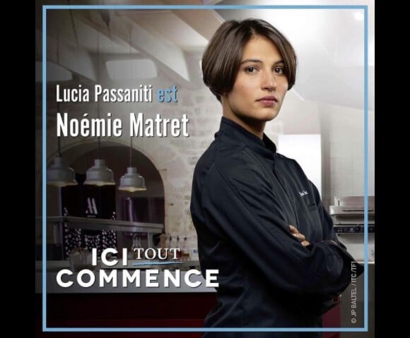 Lucia Passaniti dans la série "Ici tout commence", diffusée sur TF1.