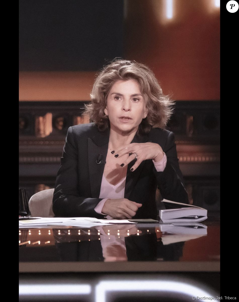 Anne Nivat - Sur le plateau de l'émission "On Est En Direct" sur France 2. © Jack Tribeca / Bestimage