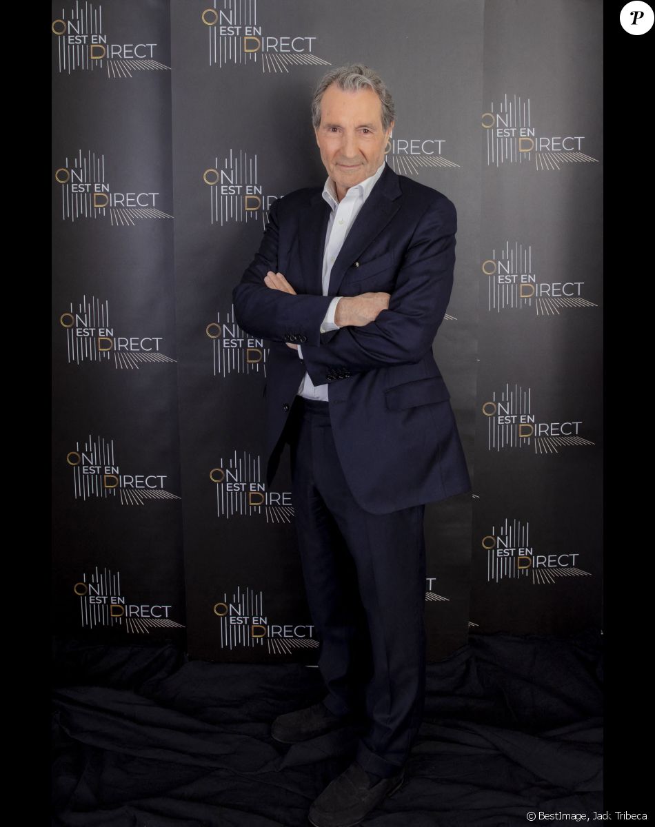 Jean-Jacques Bourdin - Enregistrement de l'émission "On Est En Direct" (OEED) sur France 2 le 8 mai. © Jack Tribeca / Bestimage