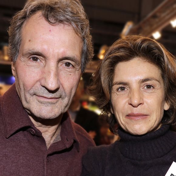 Anne Nivat et son mari Jean-Jacques Bourdin - Salon du livre à la porte de Versailles à Paris le 18 mars 2018. © Cédric Perrin/Bestimage