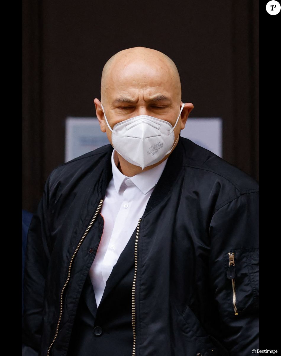 Krzysztof Leon Dziemaszkiewicz - Obsèques de Thierry Mugler, à Paris, le 4 février 2022.