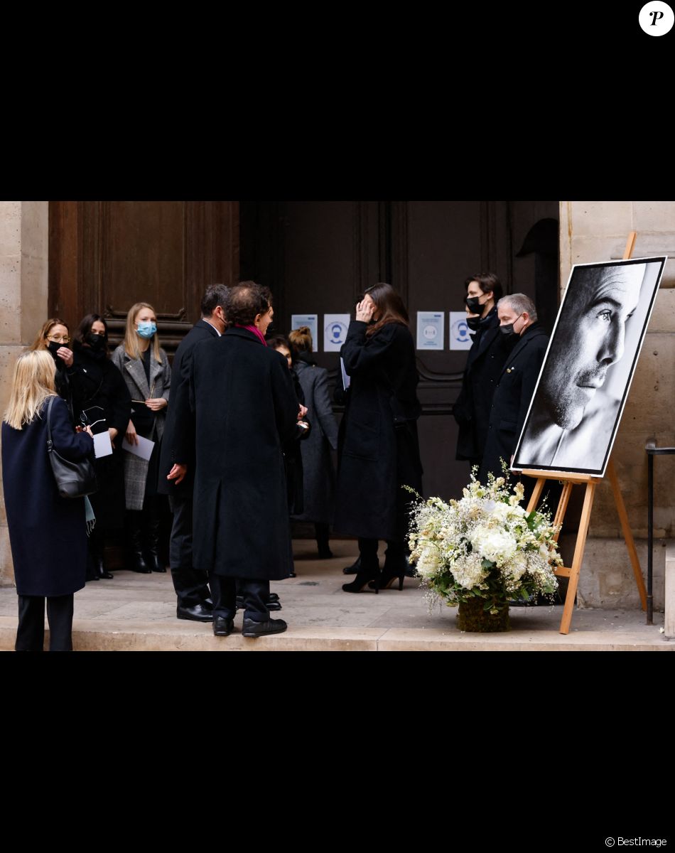 Obsèques de Thierry Mugler, à Paris, le 4 février 2022.