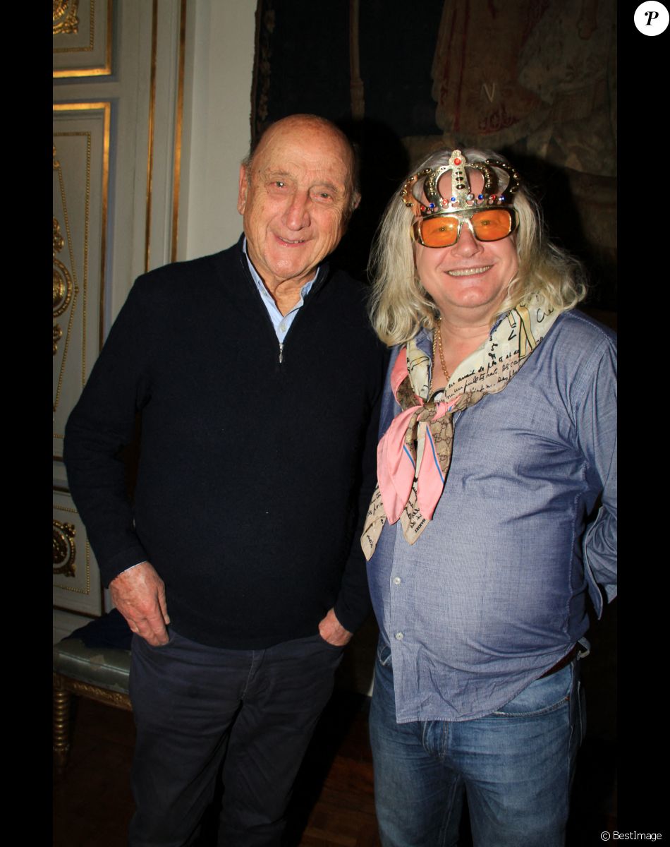Pierre Bonte, Pierre-Jean Chalençon - People lors d'une soirée cocktail chez Pierre-Jean de Chalençon au Palais Vivienne à Paris. Le 2 février 2022