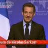 Nicolas Sarkozy s'exprime sur la mort de Philippe Séguin, vidéo retransmise par i-Télé