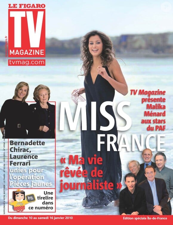 Malika Ménard en couverture de TV Magazine