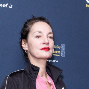 Jeanne Balibar (nommée dans la catégorie Meilleure actrice dans un second rôle pour le rôle de la Marquise d'Espard dans "Illusions perdues") au déjeuner des nommés aux César 2022 au Fouquet's. Paris, France, le 6 février 2022. © Olivier Borde/Bestimage