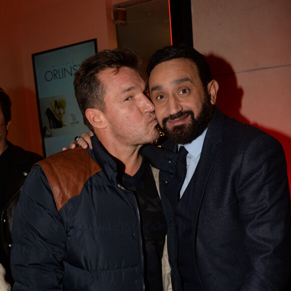 Exclusif - Benjamin Castaldi et Cyril Hanouna - Cocktail d'inauguration de la première galerie Pop Art Concept store entièrement dédié aux oeuvres de Richard Orlinski à Paris, France, le 23 novembre 2017. © Rachid Bellak/Bestimage  (No Web No Blog pour la Belgique et la Suisse) 