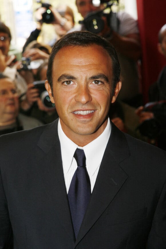 Archives - Nikos Aliagas lors de la conférence de presse de rentrée de TF1 à l'Olympia à Paris, le 29 août 2007. © Frédéric Piau/Bestimage