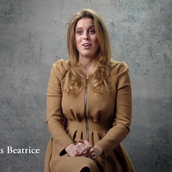 La princesse Beatrice d'York - La famille royale britannique rend hommage au prince Philip dans un documentaire, 2021.