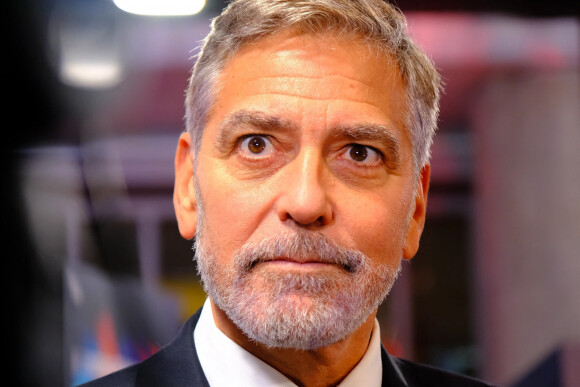 George Clooney à la première du film "The tender bar" lors du 65ème festival du film de Londres (BFI) le 10 octobre 2021. 
