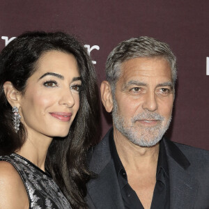 George Clooney avec sa femme Amal Alamuddin Clooney à la première du film "The Tender Bar" à Los Angeles, le 4 octobre 2021. © Future-Image via Zuma Press/Bestimage