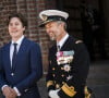 Le prince Christian, le prince Frederik de Danemark - La famille royale de Danemark assiste à une messe de célébration du 100ème anniversaire de la réunion du Danemark et du Sud Jutland à Haderslev le 13 juin 2021.