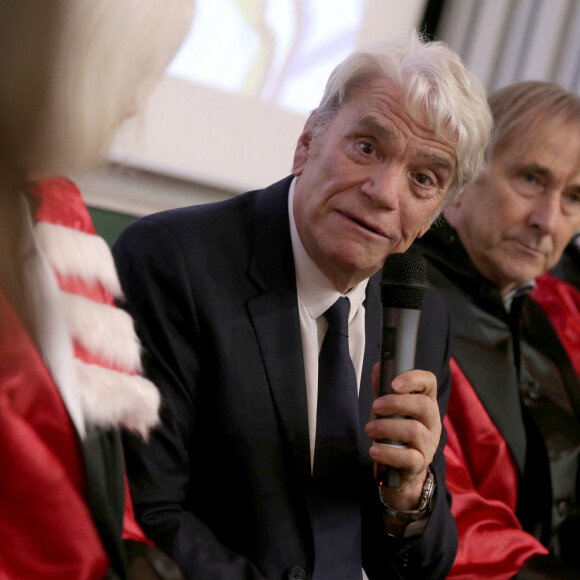 Exclusif - Bernard Tapie, nouveau parrain des étudiants en médecine, participe à la rentrée solennelle de la faculté de médecine de Nice, le 22 novembre 2018. 