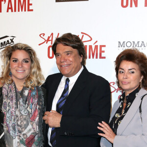 Bernard Tapie avec sa femme Dominique et sa fille Sophie - Avant-première de 'Salaud on t'aime' à l'UGC Normandie sur les Champs-Elysées à Paris le 31 mars 2014.