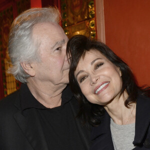 Pierre Arditi et sa femme Évelyne Bouix - People à la générale de la pièce "L'être ou pas" au Théâtre Antoine à Paris le 21 mars 2016. © Coadic Guirec/Bestimage