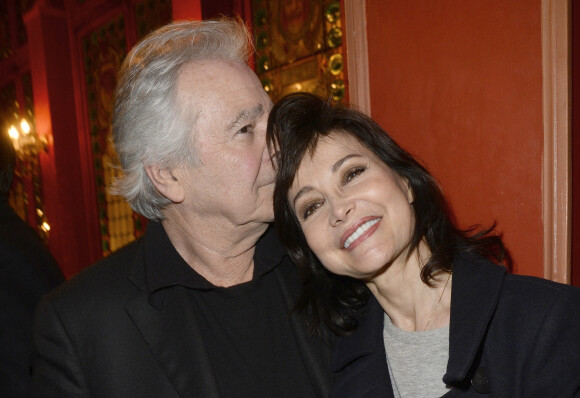 Pierre Arditi et sa femme Évelyne Bouix - People à la générale de la pièce "L'être ou pas" au Théâtre Antoine à Paris le 21 mars 2016. © Coadic Guirec/Bestimage